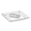 Slice of Sausage Roll on White Plate