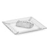 Slice of Sausage Roll on White Plate