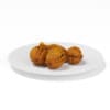 Walnuts on White Plate