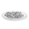 Almonds on White Plate