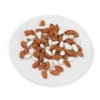 Almonds on White Plate