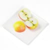 Sliced Apples on White Plate
