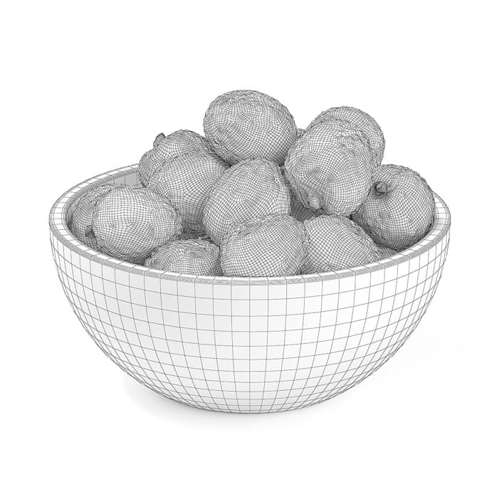 Bowl of Lychees