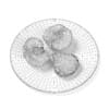 Halved Tangerine on White Plate
