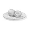 Quince on White Plate