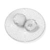 Quince on White Plate