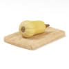 Oblong Pumpkin on Wooden Board