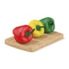 Red Yellow and Green Peppers
