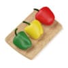 Red Yellow and Green Peppers