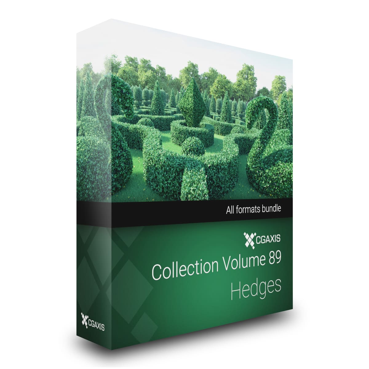 Hedges 3D Models Collection Volume 89 | CGAxis 3D Models Store
