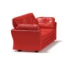 Red Leather Sofa