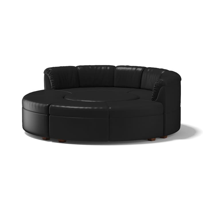 Black Round Sofa