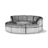 Black Round Sofa