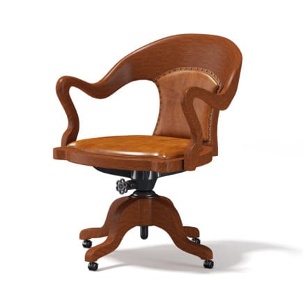 Wooden Swivel Chair