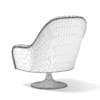 Beige Swivel Armchair