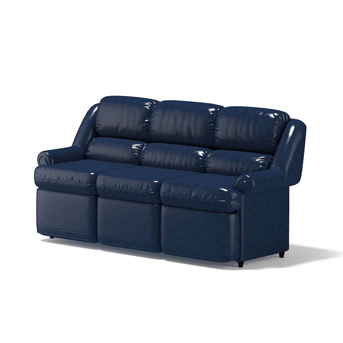 Blue Leather Sofa, Navy Blue Leather Sofas