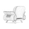 Orange Leather Armchair - Image 4