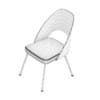 Wood and Metal Chair with Fabric Seat - Image 6