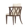 Wooden Chair with Fabric Seat and Pillow - Image 3