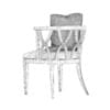 Wooden Chair with Fabric Seat and Pillow - Image 4