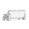 Black Leather Sofa with Wooden Arms - Image 4