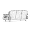 Orange Leather Sofa - Image 4