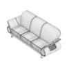 Orange Leather Sofa - Image 6