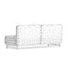 Orange Fabric Sofa - Image 4