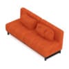 Orange Fabric Sofa - Image 5