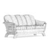 Yellow Sofa with Wooden Frame - Image 2