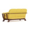 Yellow Sofa with Wooden Frame - Image 3