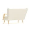 Beige Sofa with Wooden Arms - Image 3