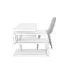 White Desk Black Chair - Image 4