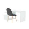 White Desk Black Chair - Image 5