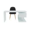 White Desk Black Chair - Image 7