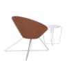 Brown Chair with Coffee Table - Image 5