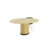 Eliptical Table with Beige Chair - Image 7