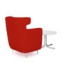 Red Armchair with Coffee Table - Image 5