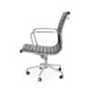 Black Leather Swivel Chair - Image 4