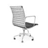 Black Leather Swivel Chair - Image 6