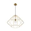 Golden Wire Ceiling Lamp - Image 3