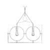 Dark Metal Ceiling Lamp - Image 2