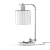 Black Desk Lamp with Glass Shade - Image 2