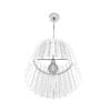 Ceiling Lamp with Red and White Shade - Image 6