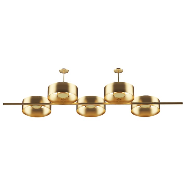 Golden Metal Ceiling Lamp