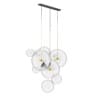 Golden Ceiling Lamp with Glass Shades - Image 3