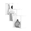 Wooden Wall Shelf with Books and Vases - Image 6