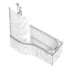 Bathtube with a Shower Glass - Image 6