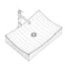 Modern Rectangular Washbasin - Image 6