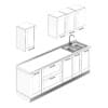 Kitchen Furniture Set 2 - Image 2